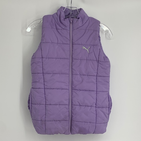Puma Other - Sz M (10/12) Puma girl's light purple sleeveless puffer vest used